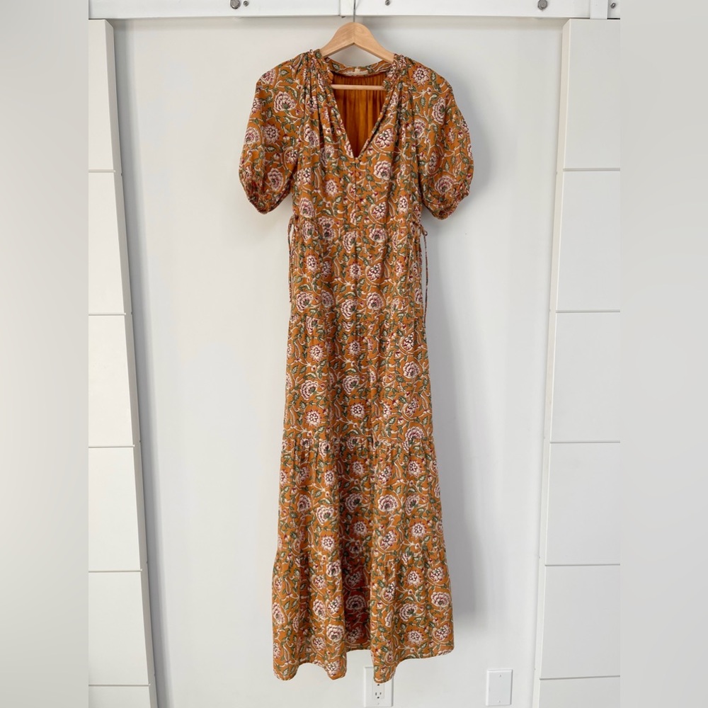 Full length Sézane cotton dress, lined. Worn once!